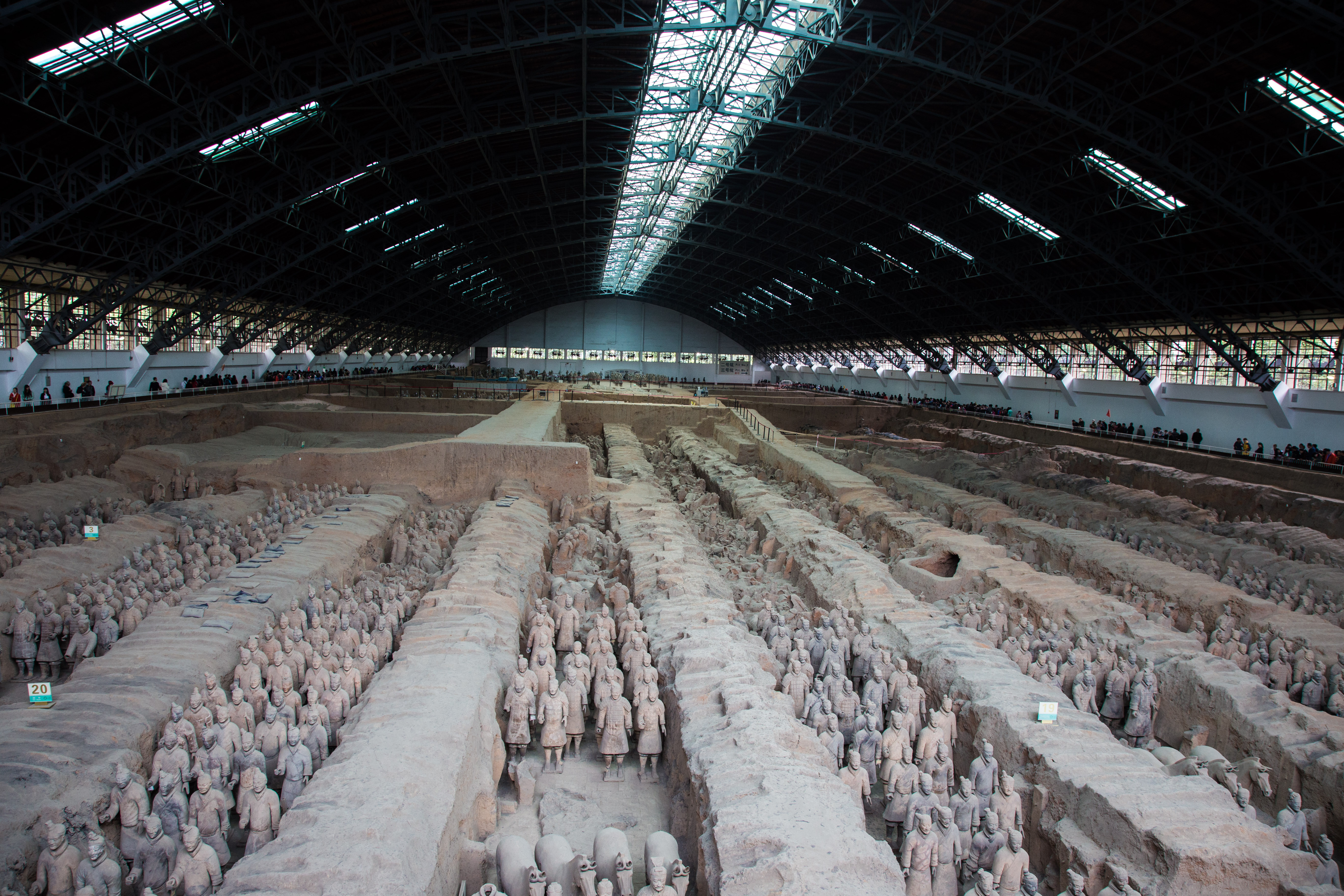 Het gigantische terracottaleger in China